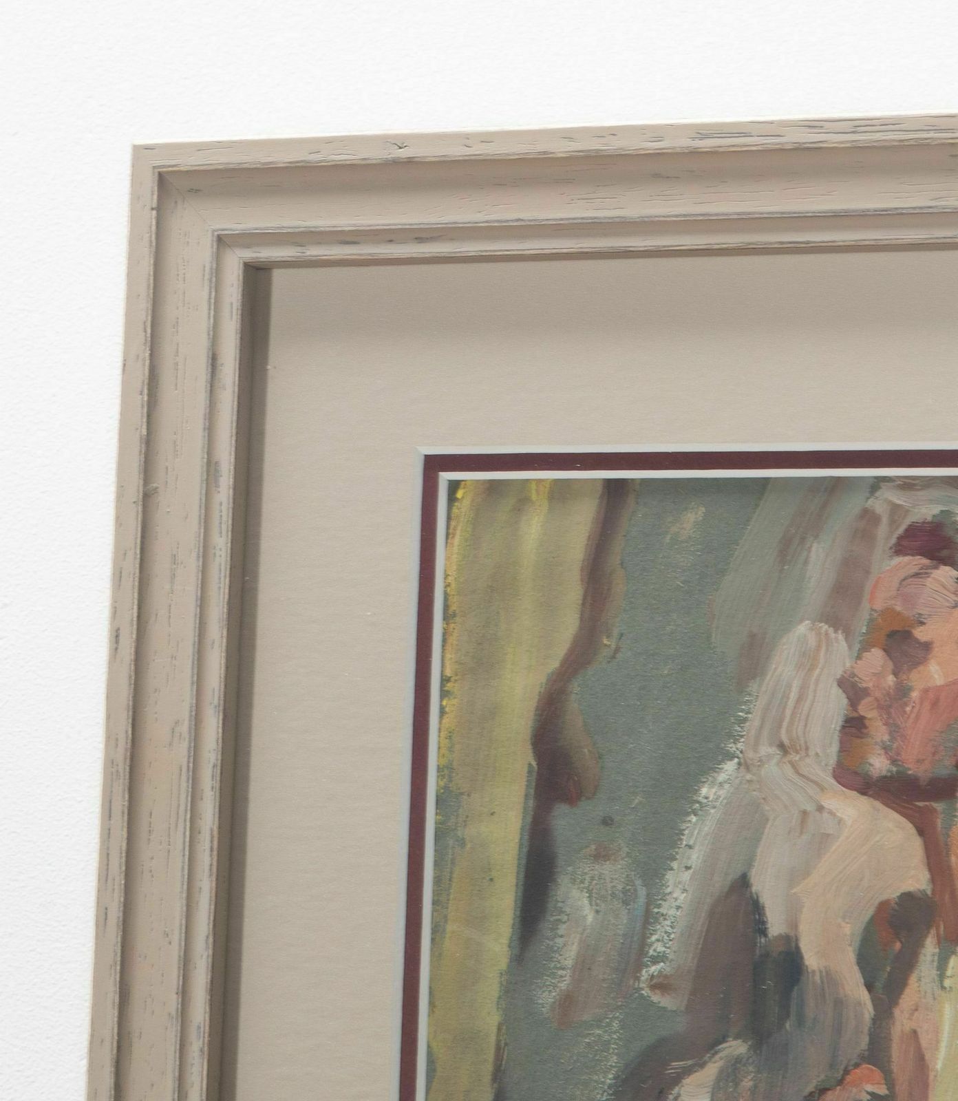 20th Century Oil On Paper   Nude Seated photo 765.0