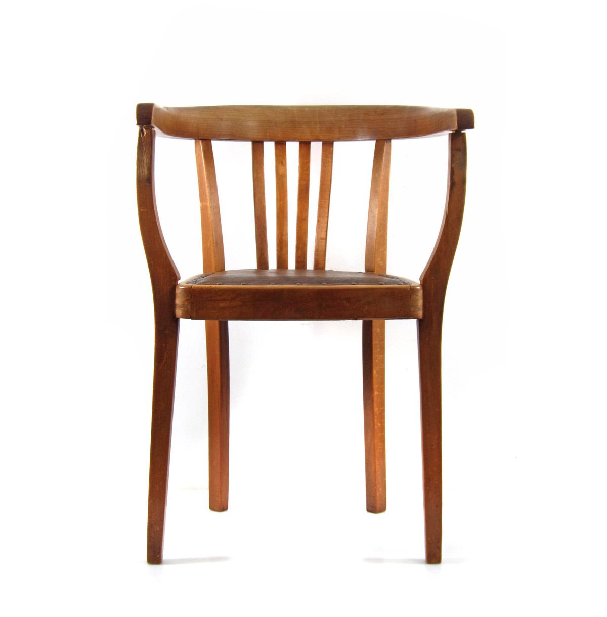 Antique Oak Art Nouveau Chair
