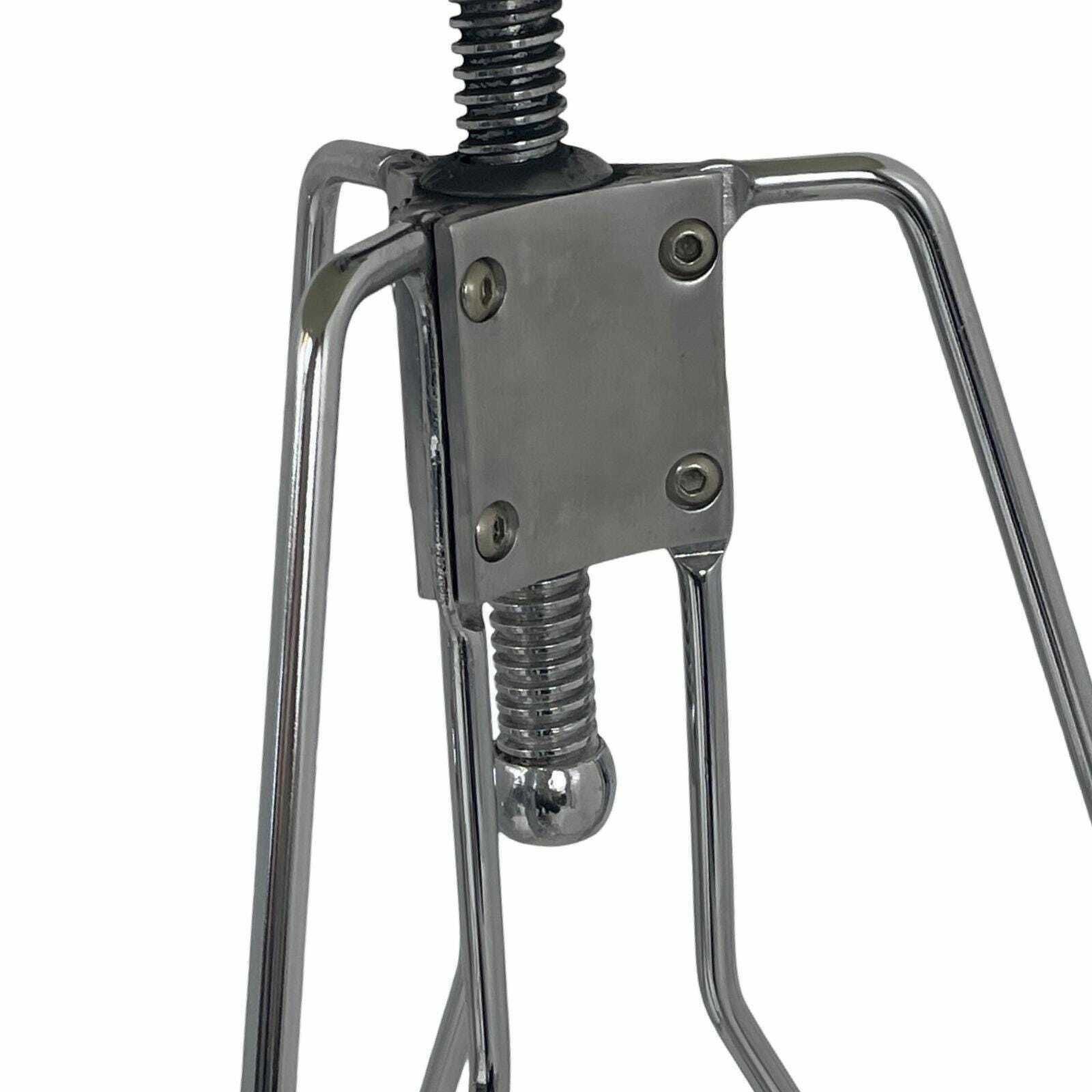 Yasu Sasamoto  Dulton   Industrial Vintage Bar Stool With Tractor Seating, Model Clipper II   Off White Seat photo for sale