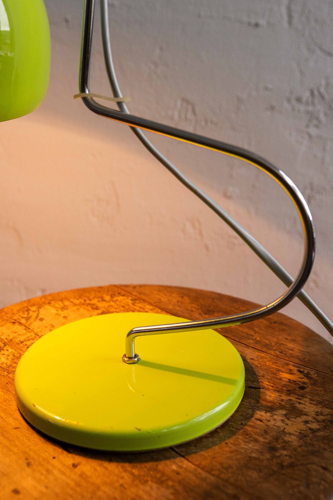 Vintage Green Czechoslovak Table Lamp By Lidokov, 1970s photo furniture