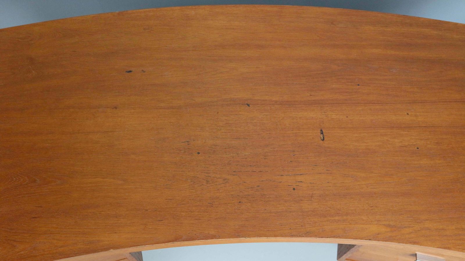 photo for sale Cees Braakman Boomerang Desk With Triangle Legs For Pastoe, Dutch Design, 1950s