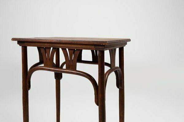 Art Nouveau Side Table In Bentwood By J. & J. Kohn, Austria, 1890s photo Furniture