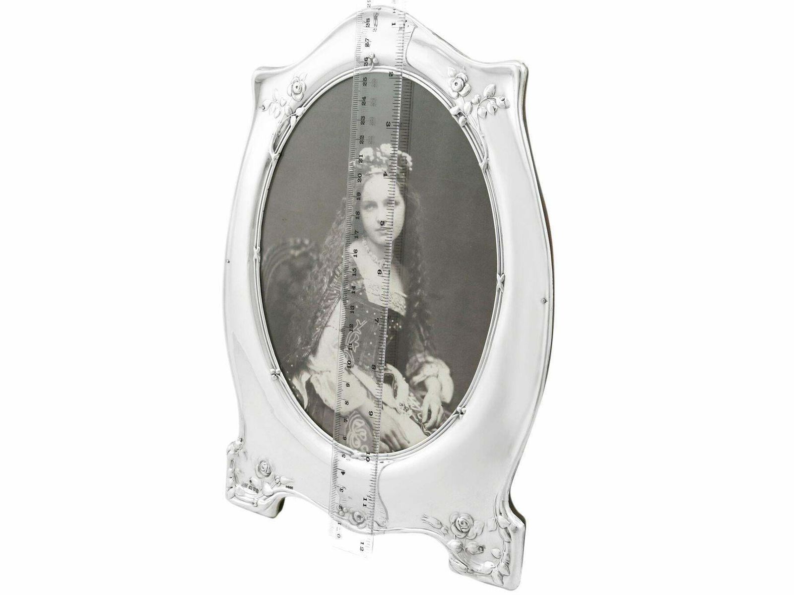 photo furniture Antique 1910 Sterling Silver Photograph Frame By W J Myatt & Co