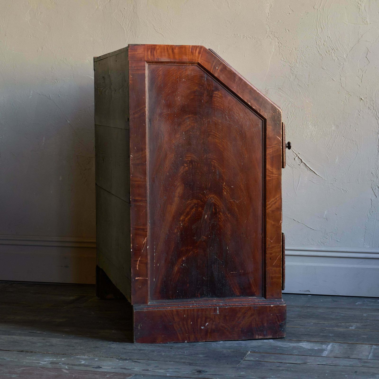 photo furniture Faux Mahogany Bureau, 1800s, Antique
