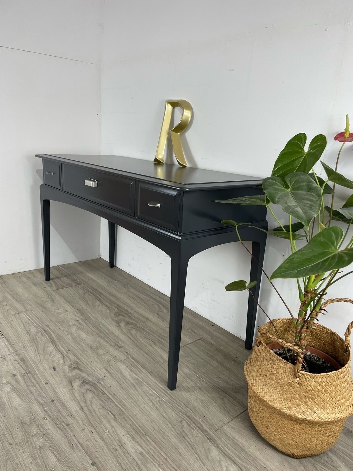 Stag Minstrel Dressing Table Blue/Black photo Furniture