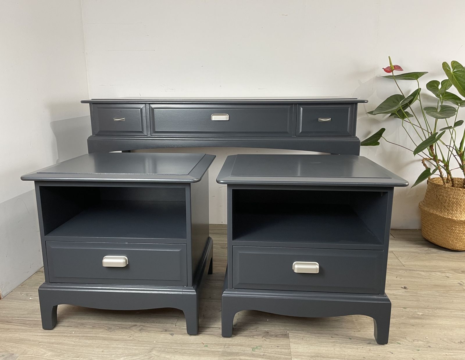 photo for sale Stag Minstrel Dressing Table Blue/Black
