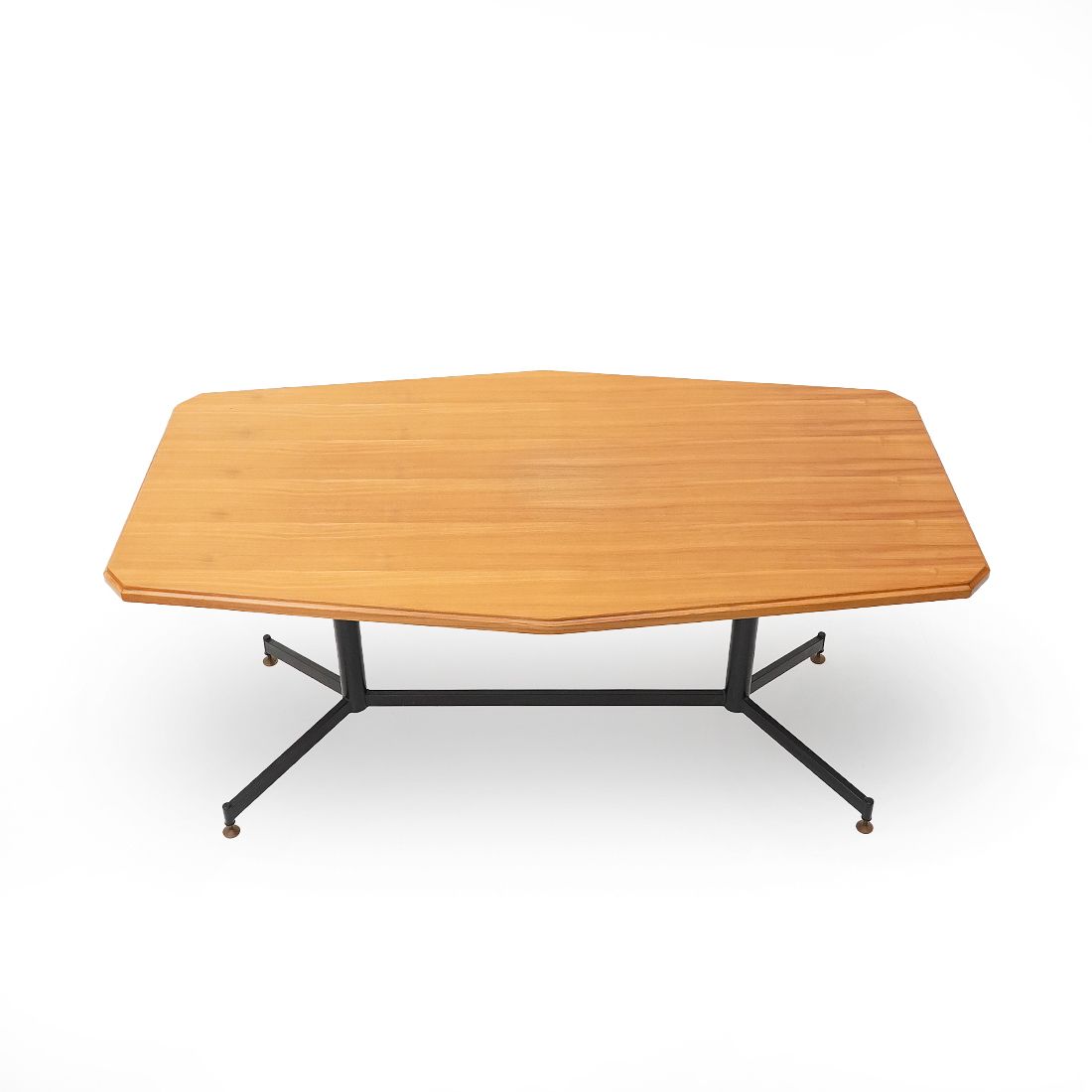 Table With Wooden Top And Metal Structure, 1950s