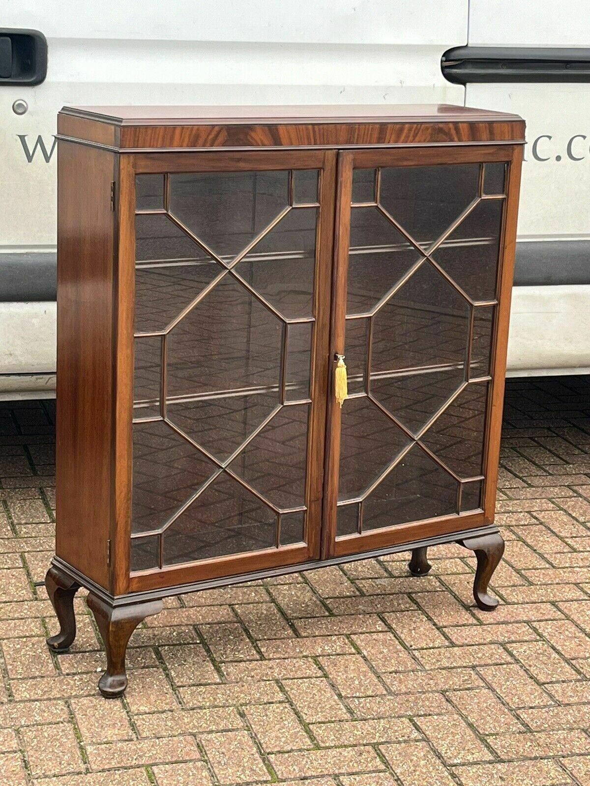 Mahogany Bookcase With Adjustable Shelves photo furniture