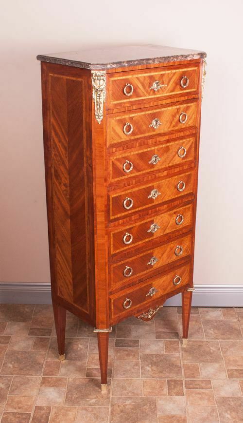 Nicely Proportioned French Semainier Chest Of Drawers photo Furniture