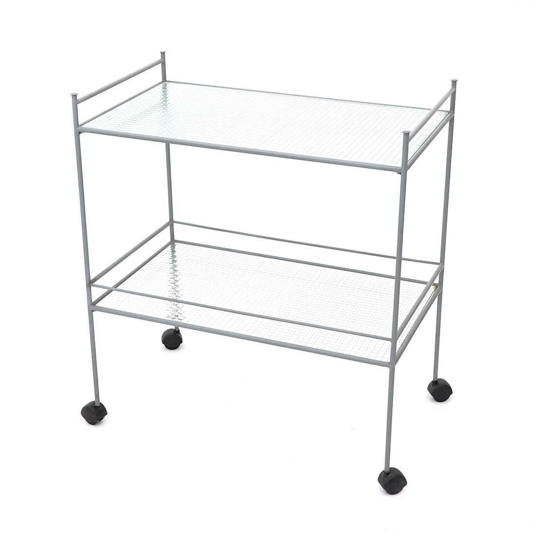 Metal And Glass Service Trolley, 1980s photo furniture