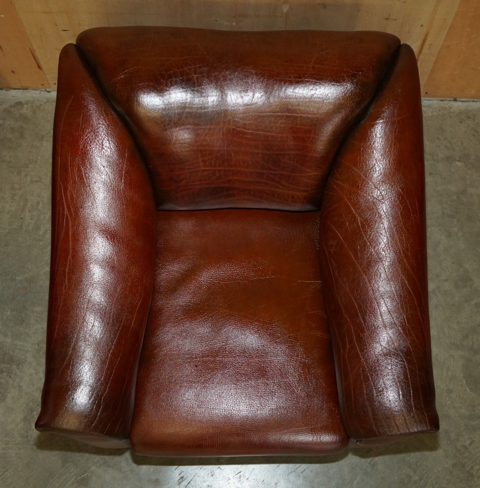 Pair Of Restored De Sede Ds47 Reclining Brown Buffalo Neck Leather Armchairs photo 8000.0
