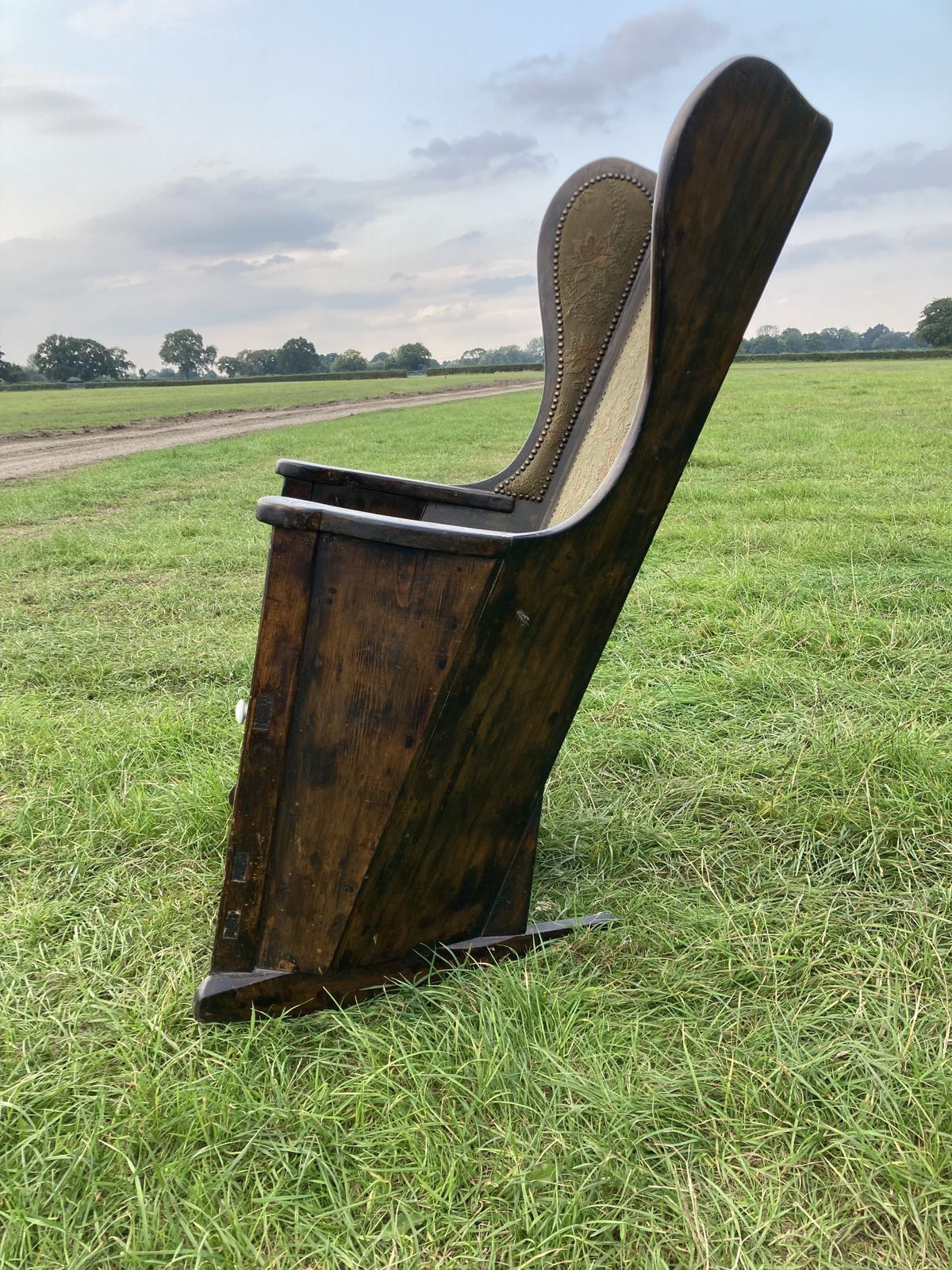 1800s Pine Lambing Chair photo buy