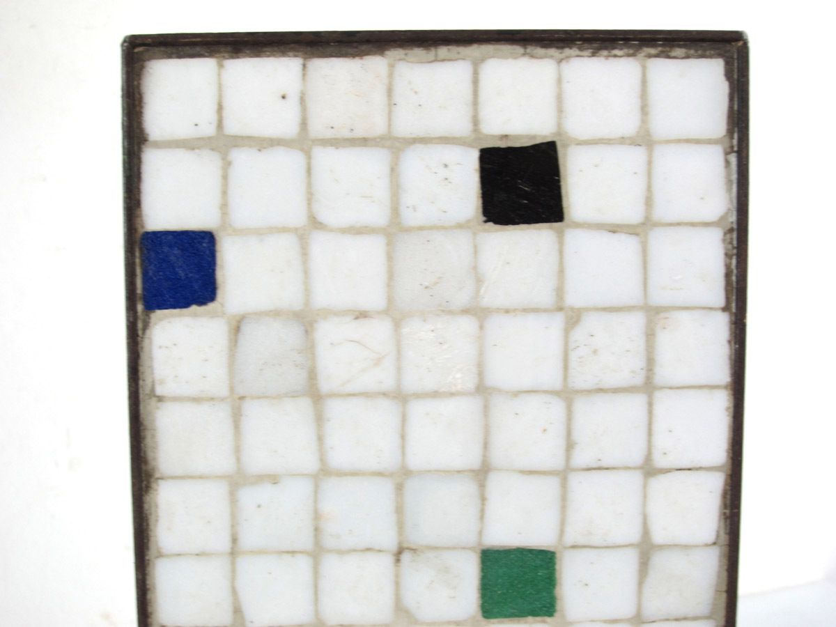 Sixties Mosaic Table Magazine Rack photo furniture