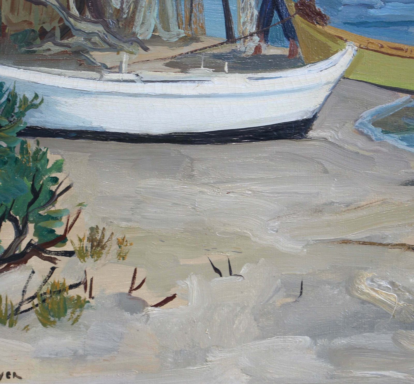 'The Mouth Of The Little Rhone' By Yves Brayer (Circa 1960s) photo buy