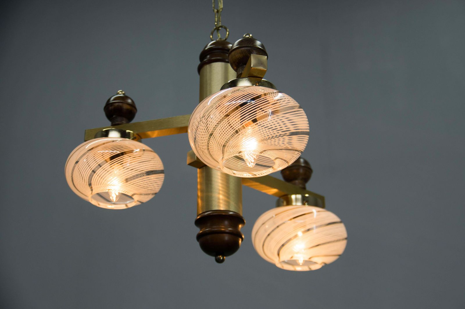 Mid Century Italian Chandelier, Italy, 1970s photo Lighting