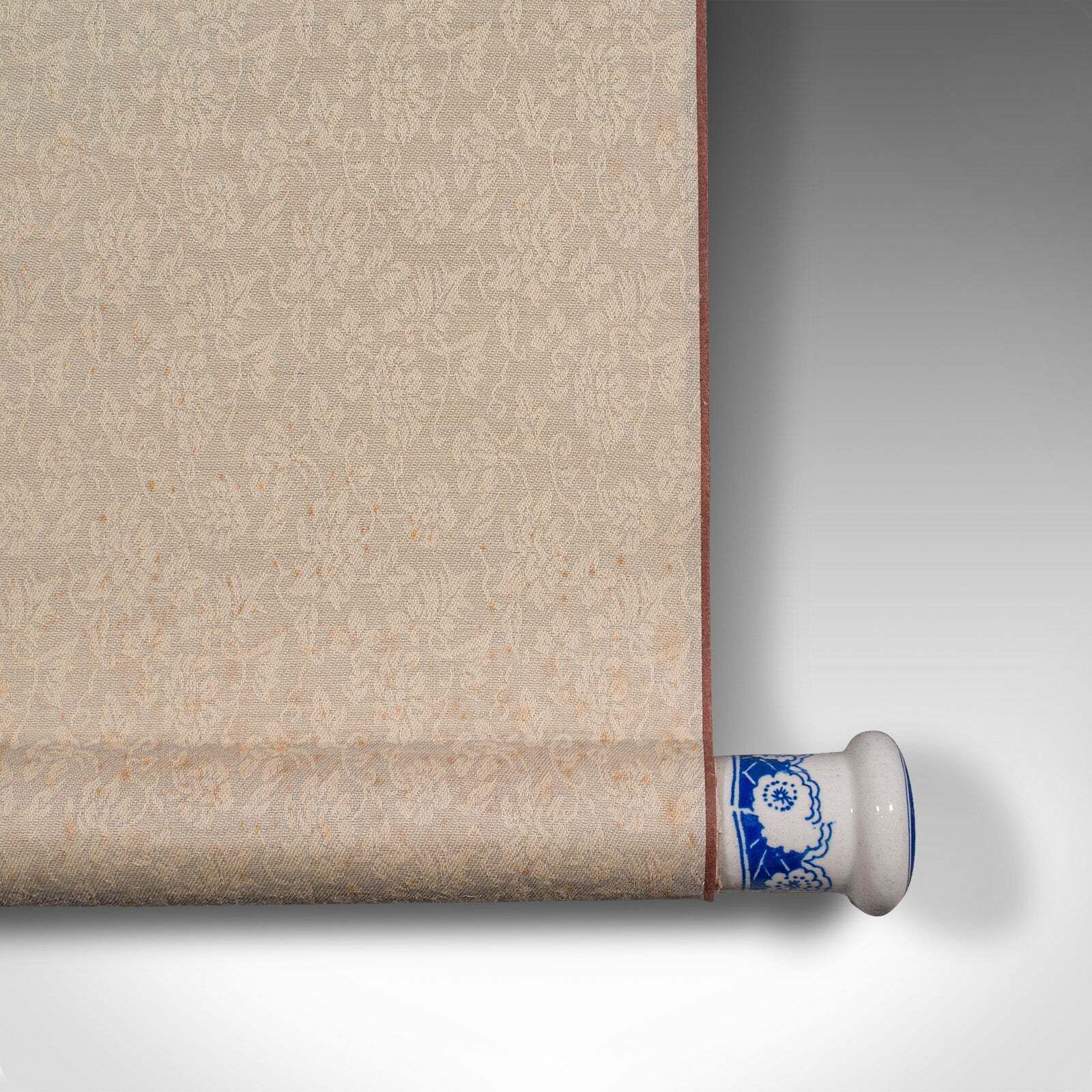 Tall Contemporary Ink Painting Scroll, Chinese, Silk Cotton, Ceramic, Wall Art photo vintage