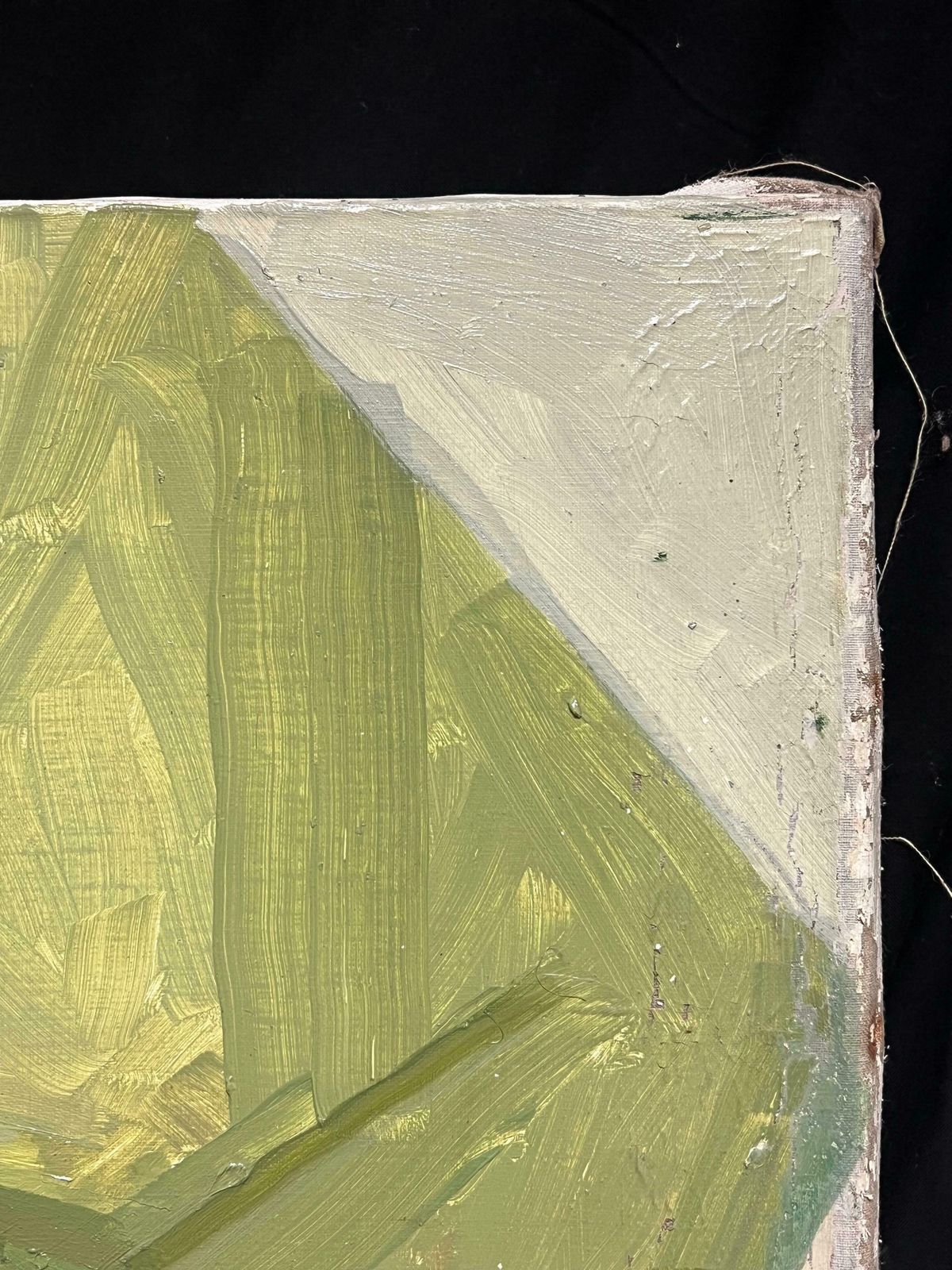 photo furniture René Guinand (1892 1983)abstract Modernist Floral Still Life Geometric Oil Painting Soft Pastel Colors1977