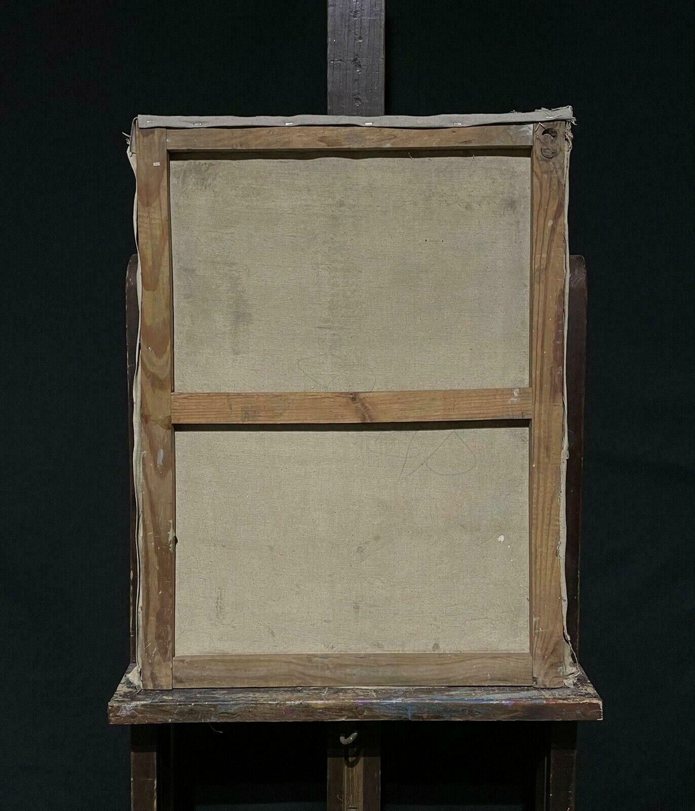 Mid Century French1950's Mid Century French Modernist Oil Painting Still Life Interior Scenec. 1950's photo Art