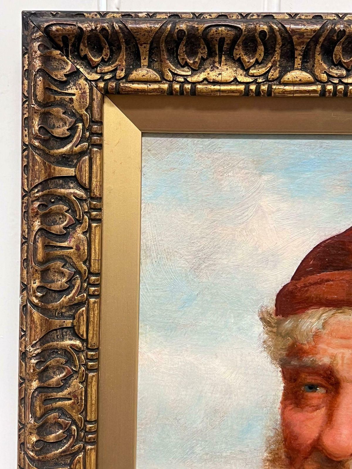 photo for sale David W. Haddonthe Cornish Fisherman Antique English Signed Oil Painting Portrait Of Sea Man