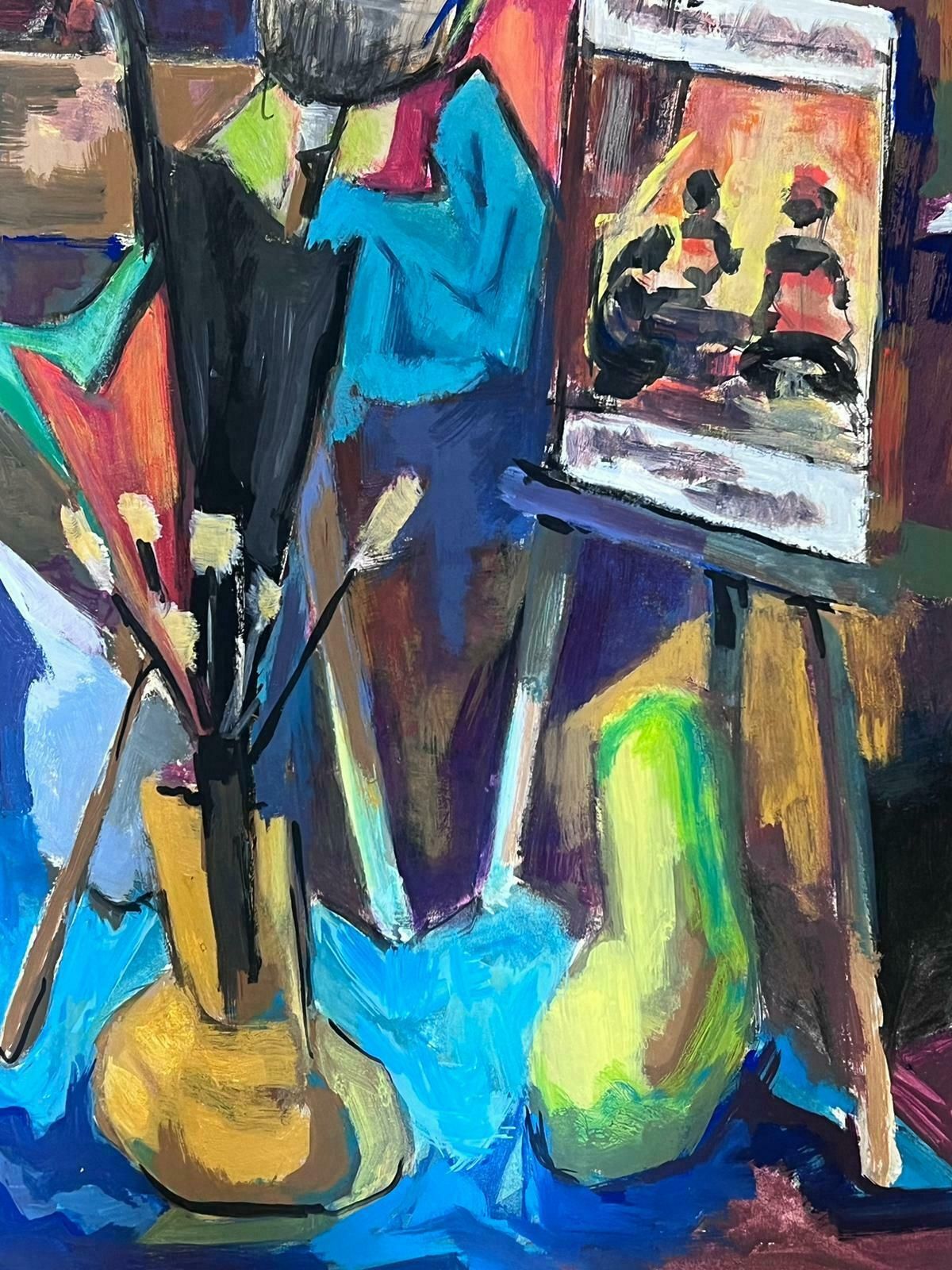 Guy Nicod French 20th Century Modernist Painting Artists Paint Room Still Life photo Art