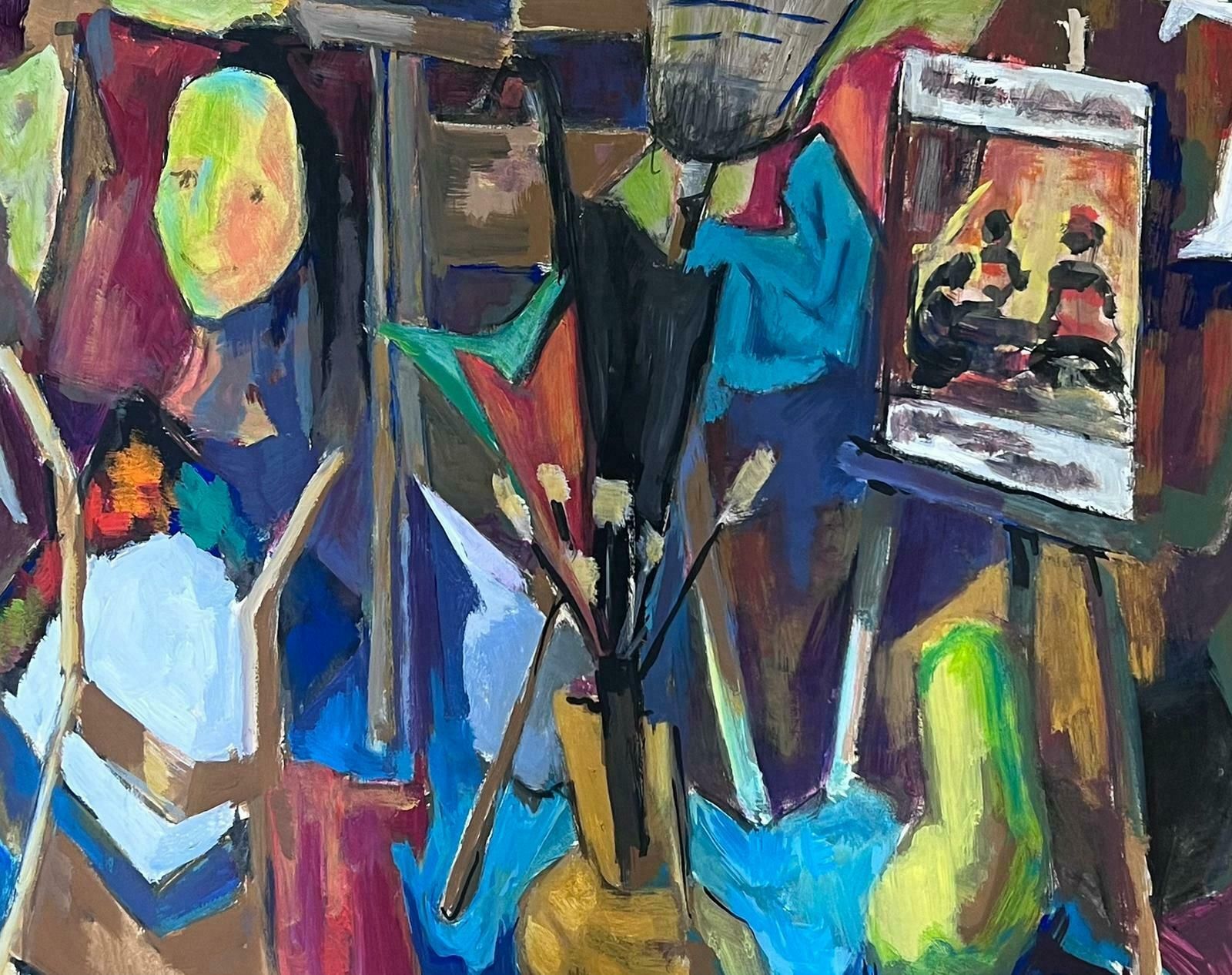 Guy Nicod French 20th Century Modernist Painting Artists Paint Room Still Life photo 1018.0