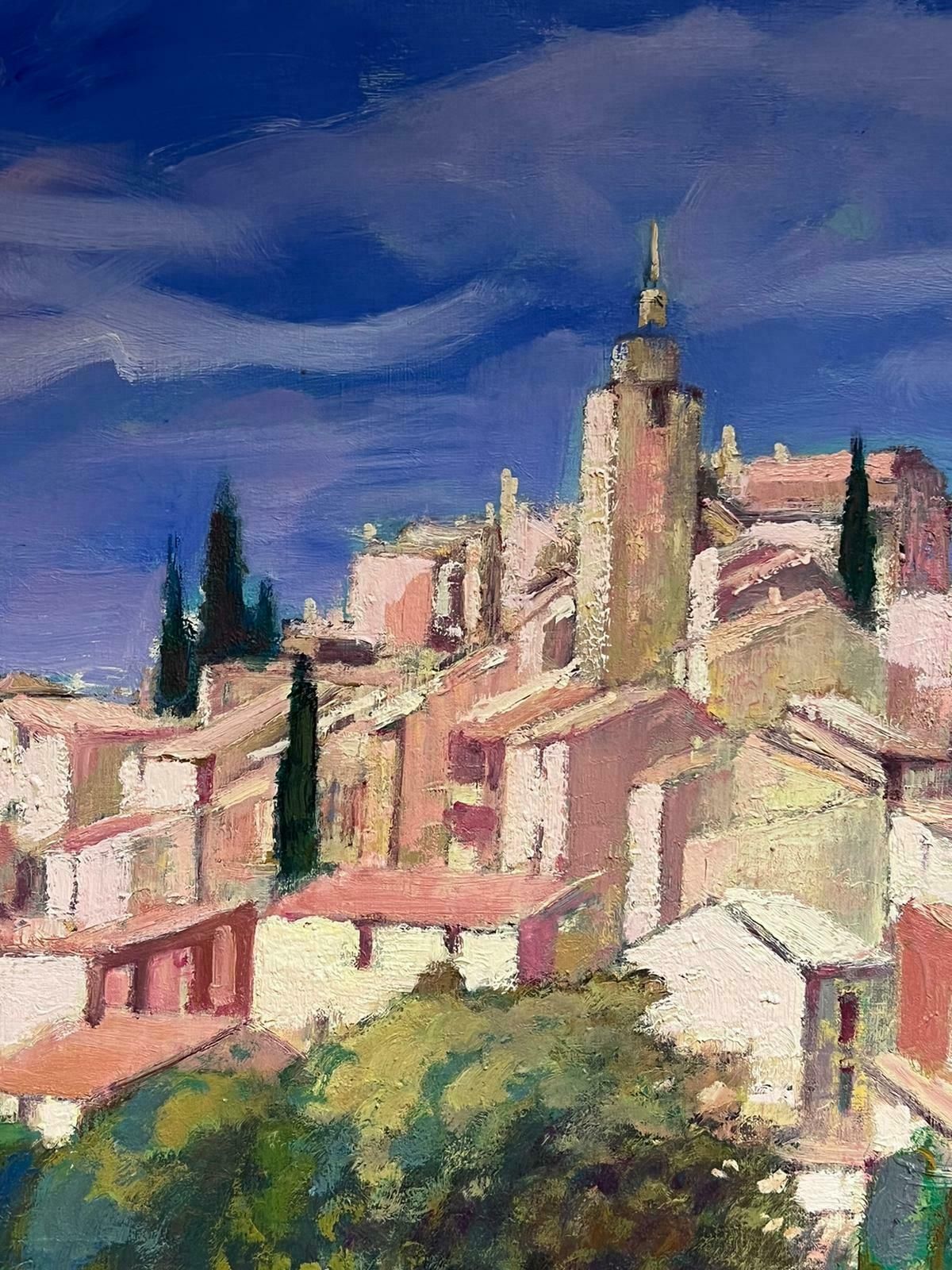 Guy Benardgordes Village Luberon Provence Huge Original French Oil Painting On Canvas photo 1731.0