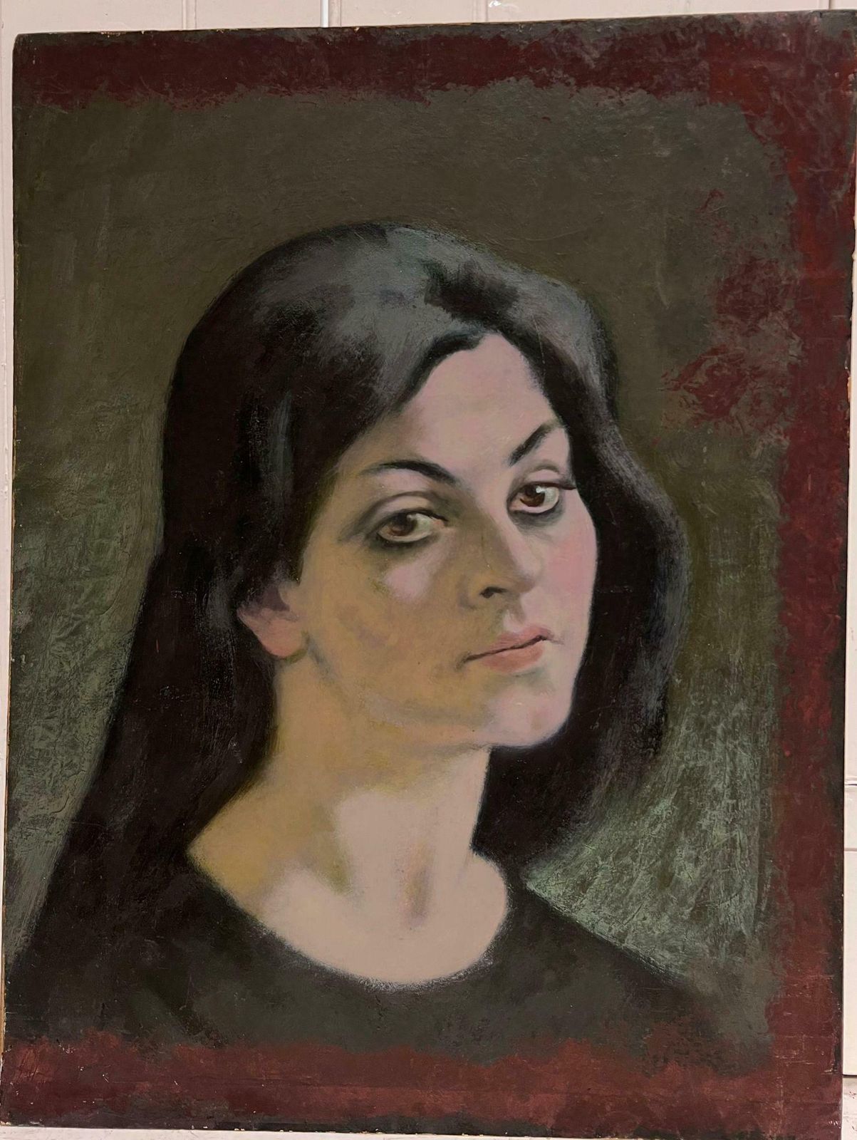 Jacob Markiel20th Century French Portrait Of A Lady In Pensive Thought French/ Polish Artist photo furniture