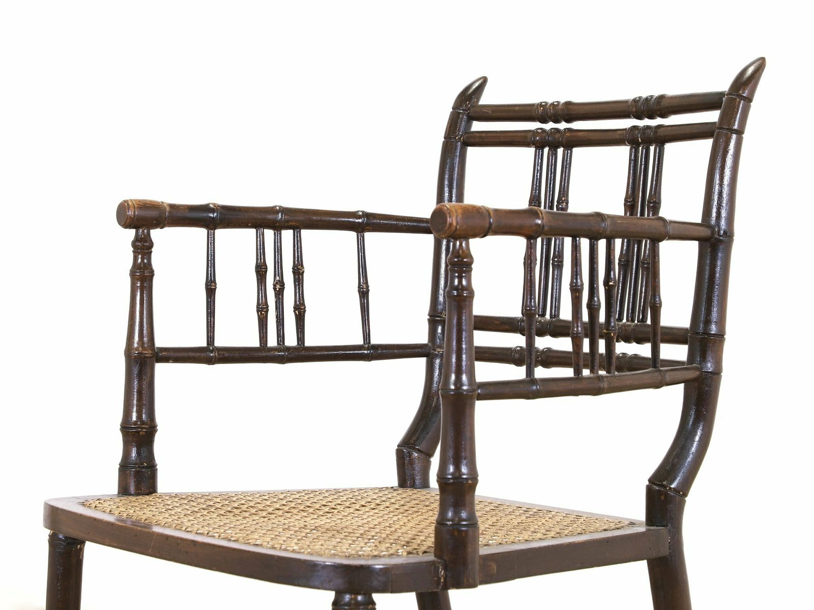A Faux Bamboo Stained Sussex Armchair photo furniture