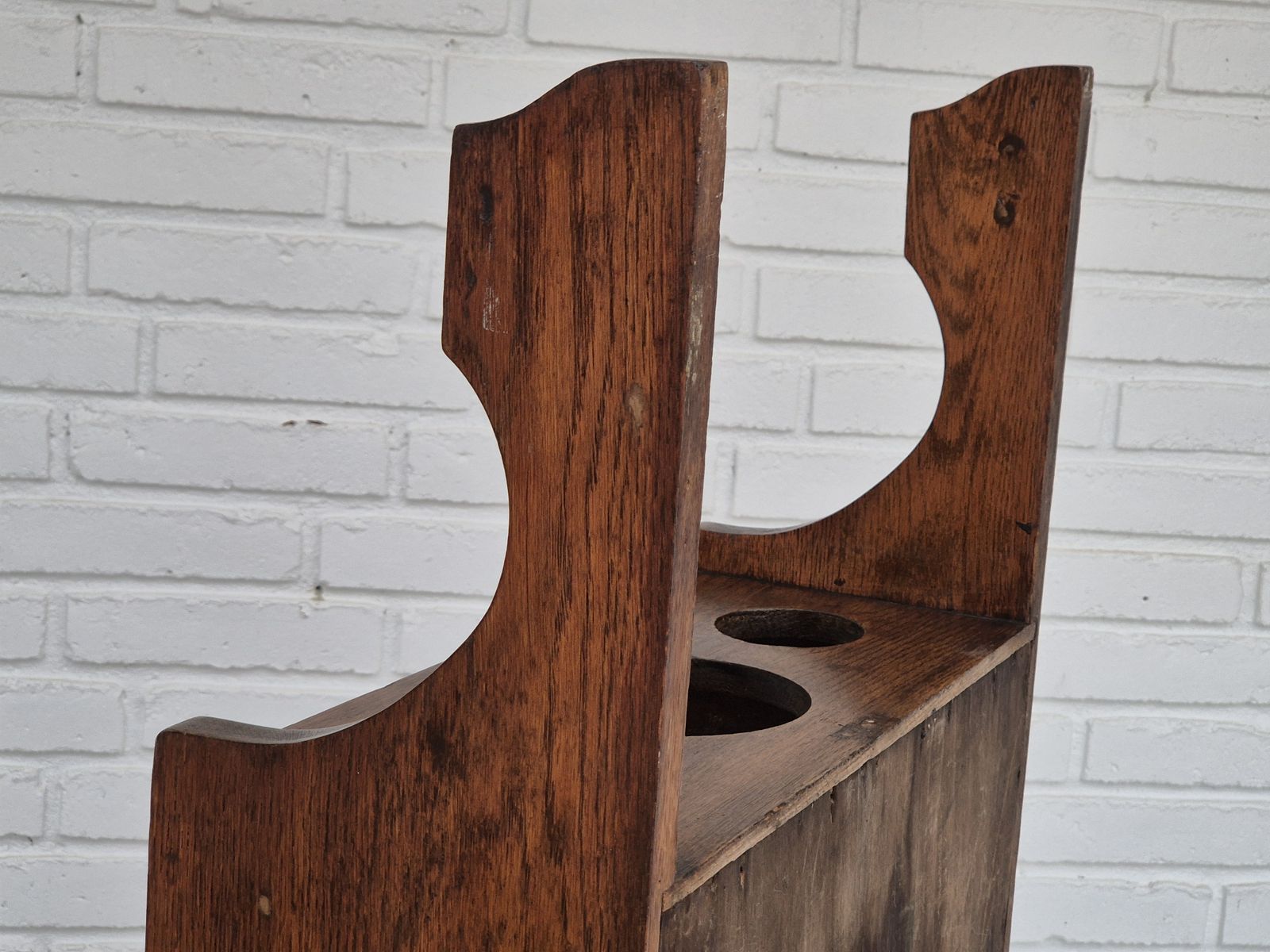 photo furniture 1950s, Scandinavian Design, Wall Cabinet, Original Good Condition, Oak Wood.