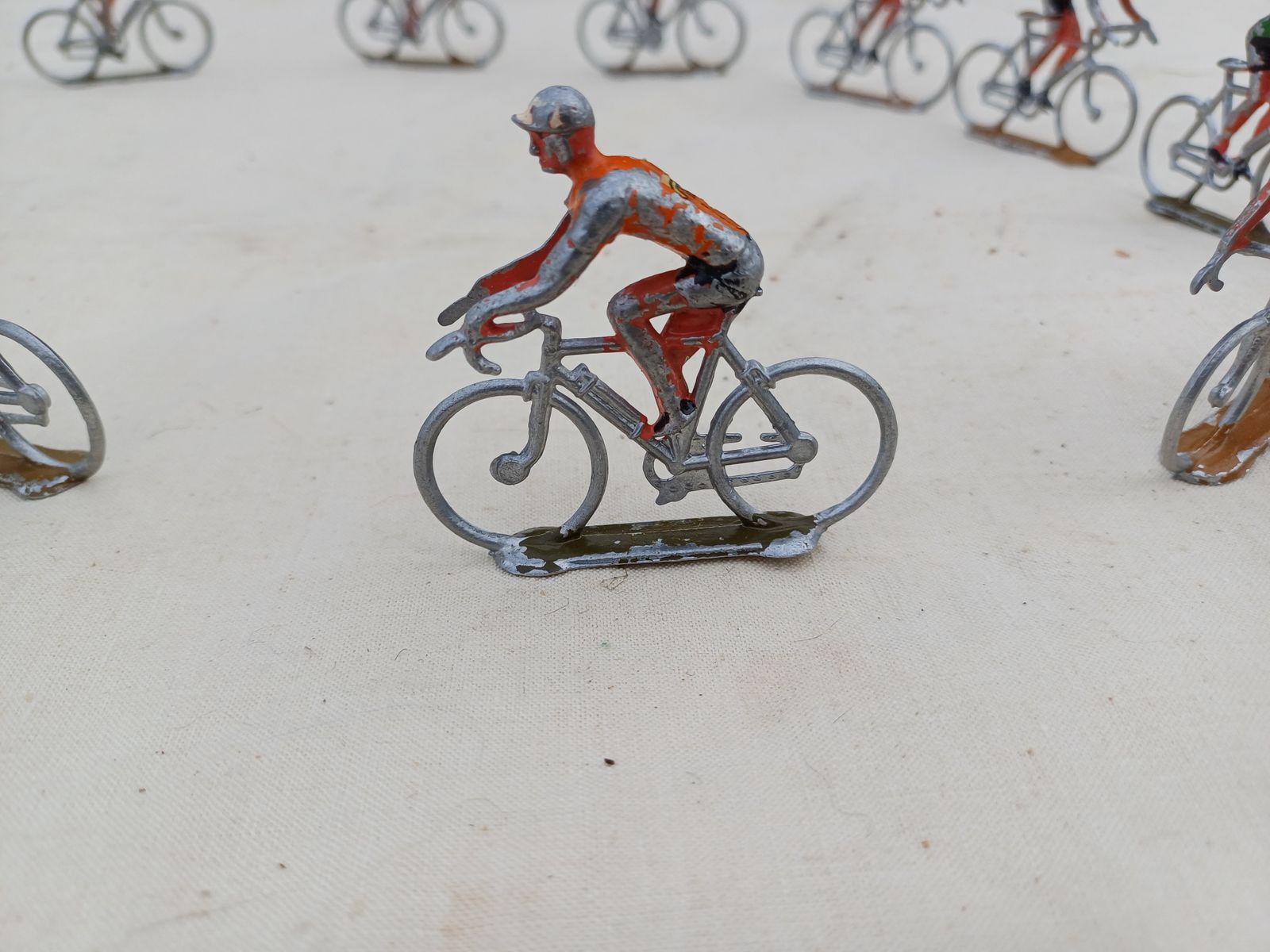 10 Tour De France Riders In Aluminum photo vinterior
