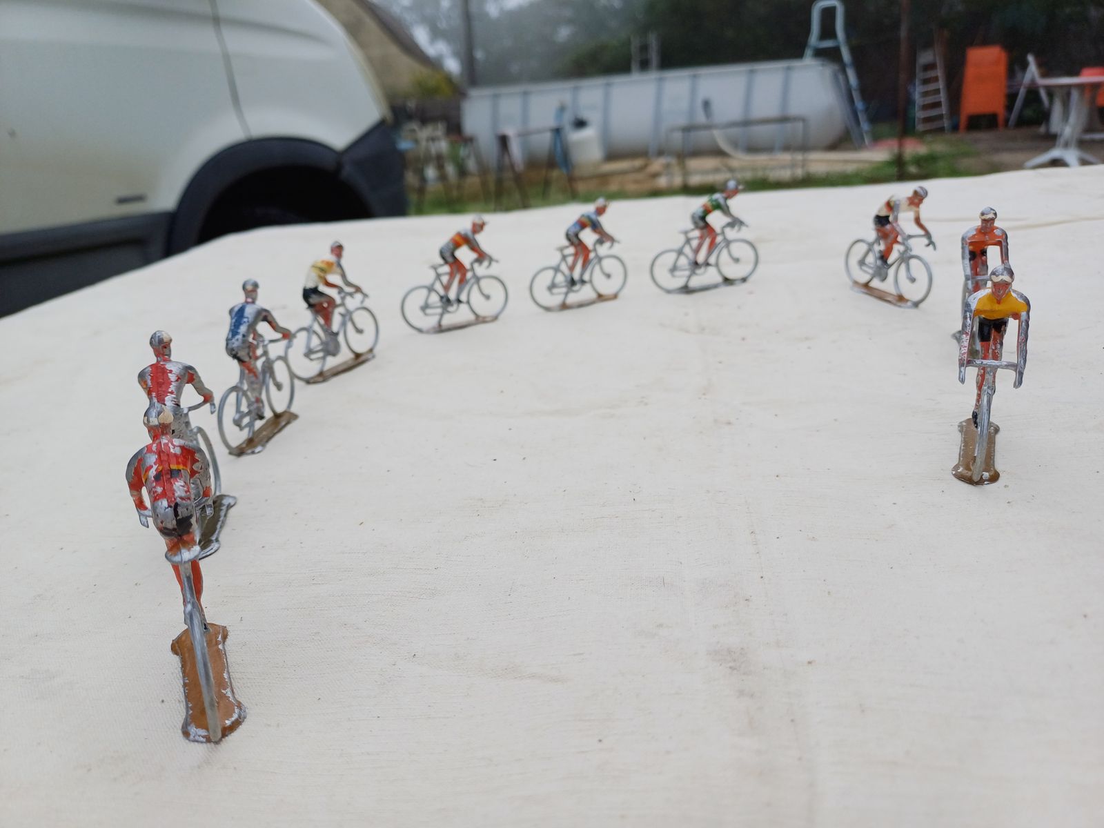 photo buy 10 Tour De France Riders In Aluminum