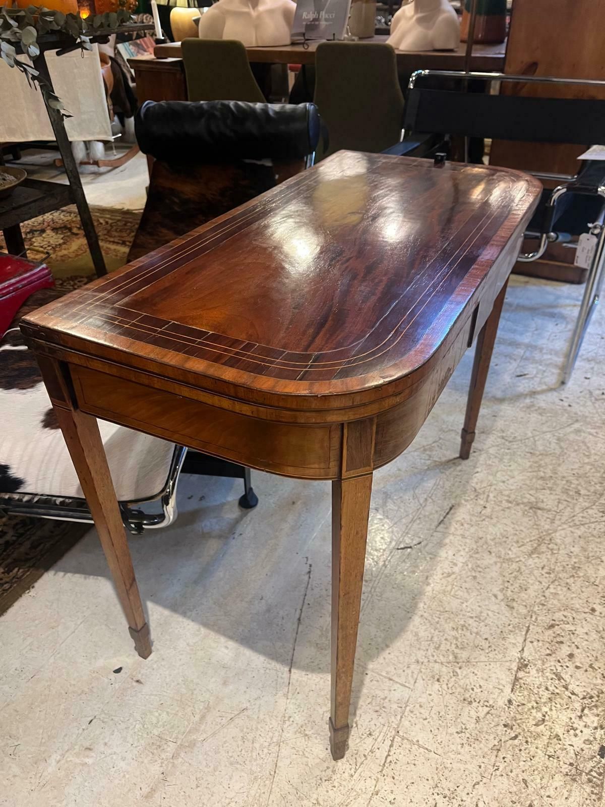 Mahogany Georgian Gaming Table