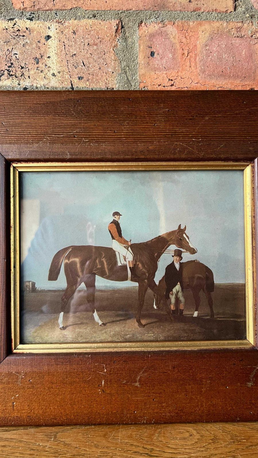 Elis   Equestrian 1900’s Picture After 1833 Painting Chestnut Horse By Abraham Cooper photo furniture