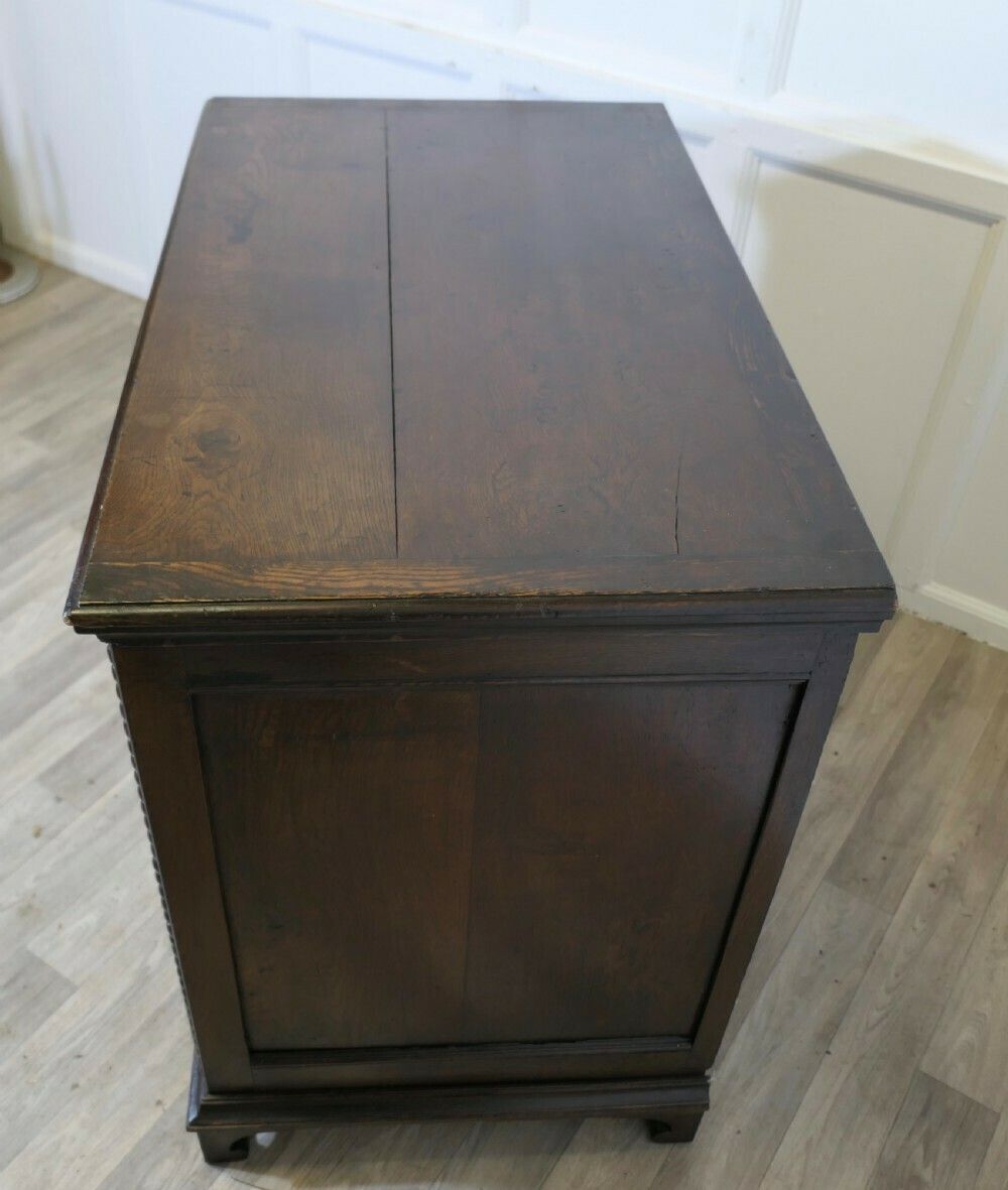 Small Georgian Oak Chest Of Drawers photo for sale