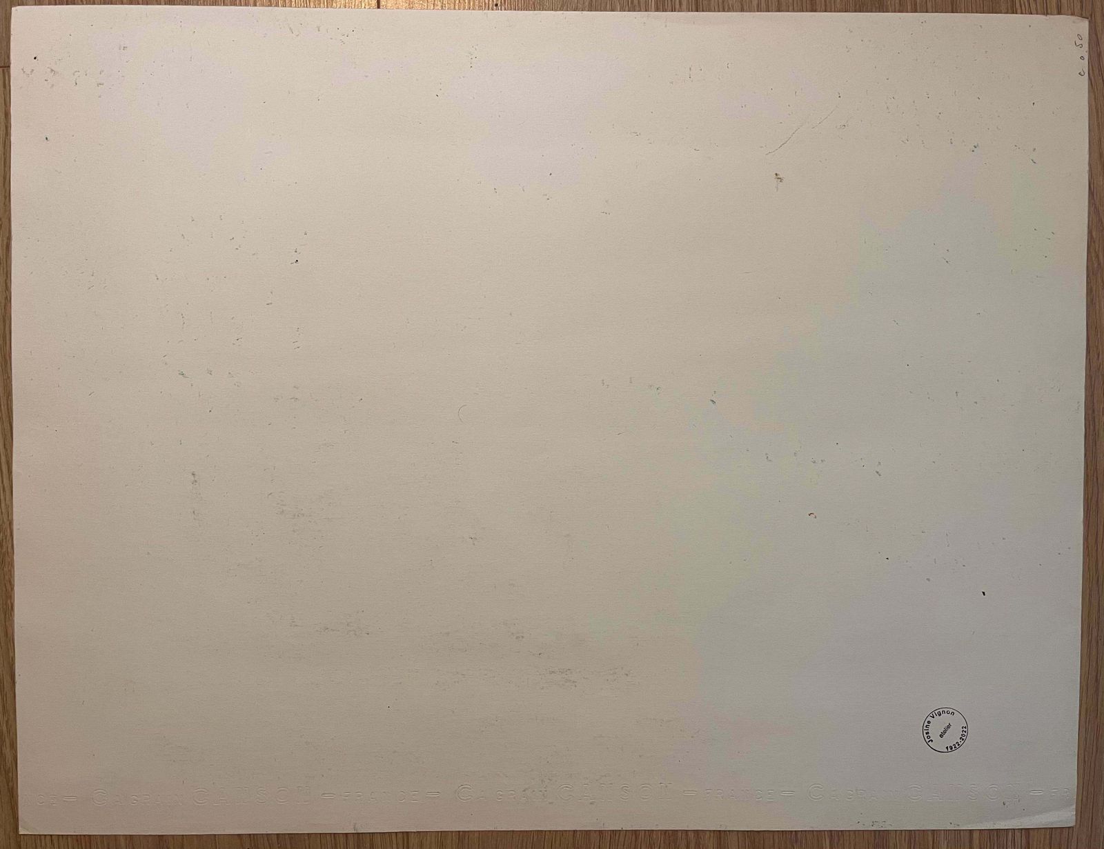 Josine Vignonmid Century French Original Pastel Drawing Of River Landscape And Rolling Hills1950's photo buy