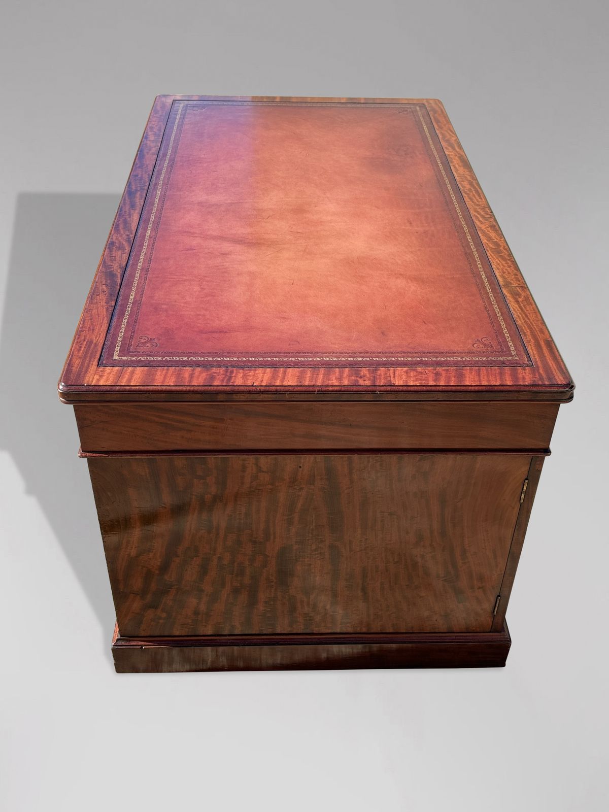 Stunning 19th Century Mahogany Partners Desk Stamped By Holland & Sons photo Furniture