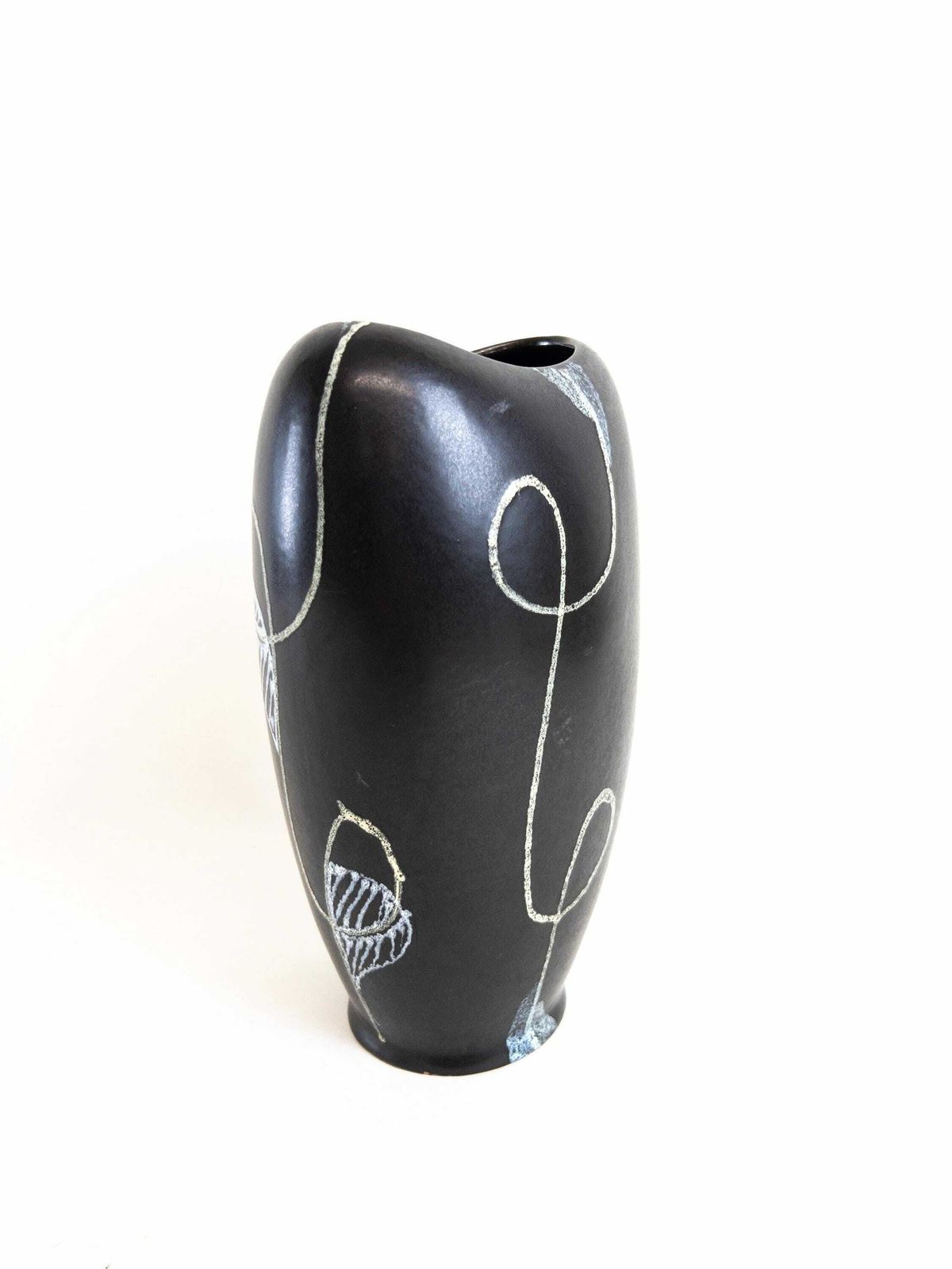 West German Pottery Vase By Carstens Tönnieshof   Brabant Decor From 1957   Form 547 25 photo for sale