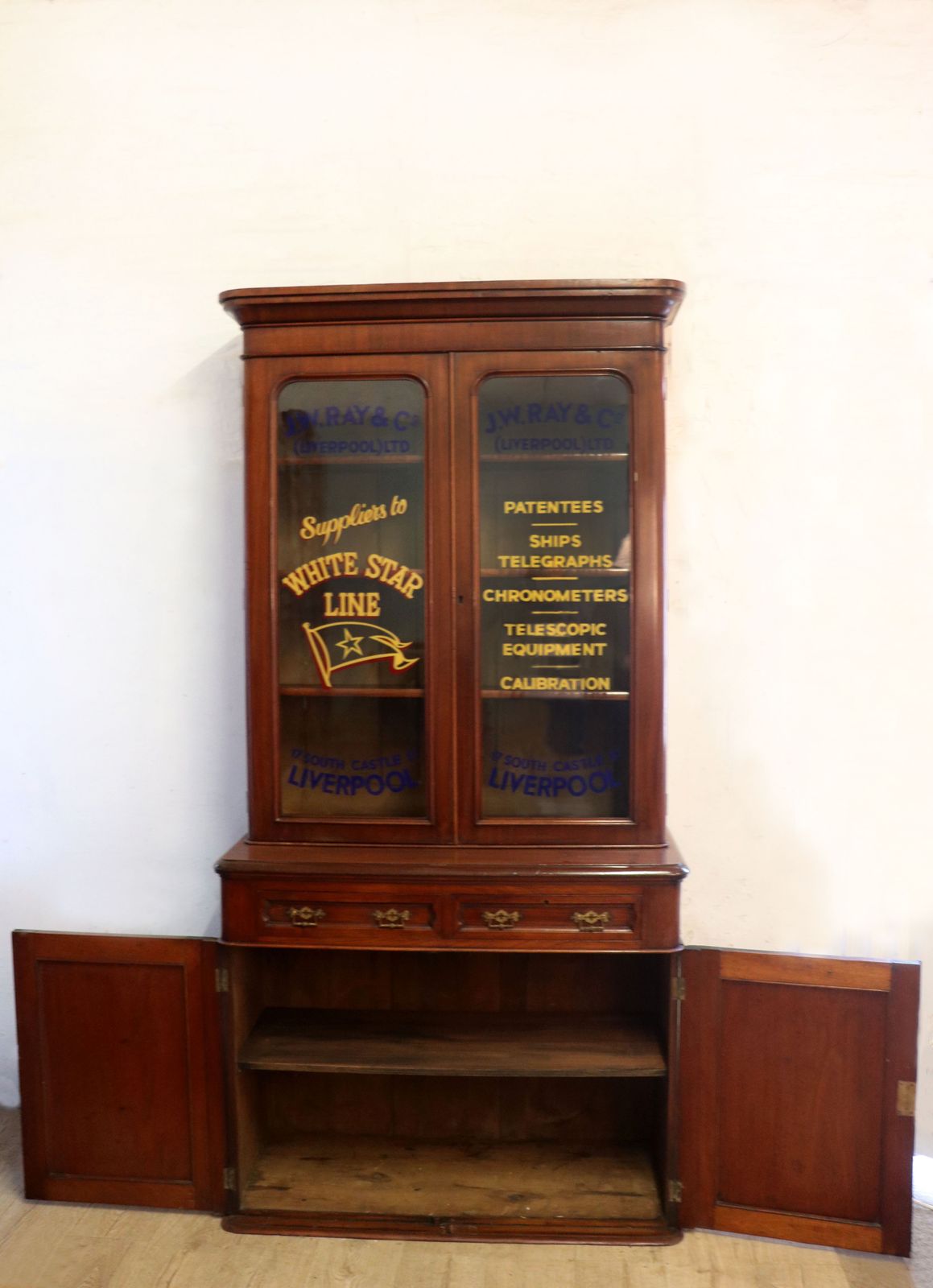 A Fabulous Late Victorian Mahogany Bookcase Cabinet. photo 1195.0