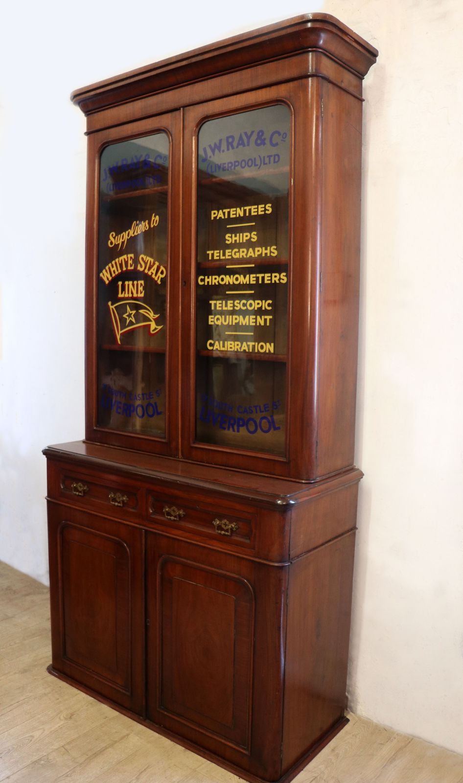 A Fabulous Late Victorian Mahogany Bookcase Cabinet. photo buy