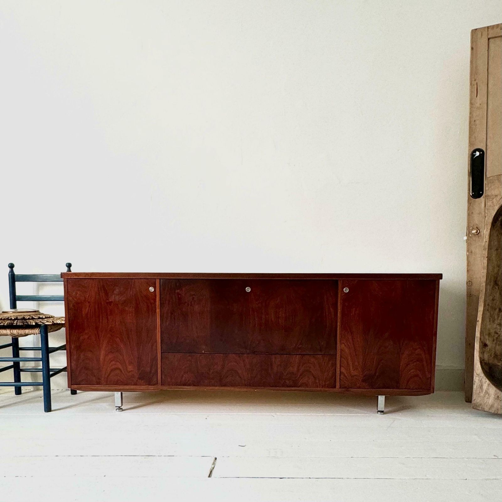 1970s Retro Rosewood And Chrome Gordon Russell Sideboard photo furniture