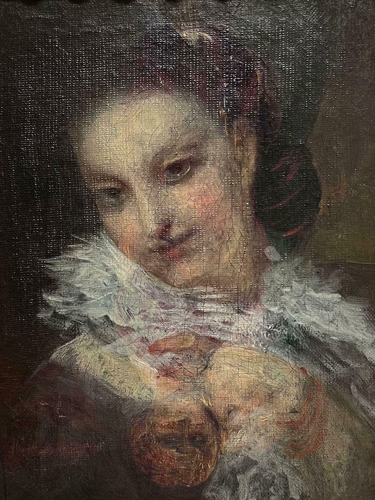 French Rococo18th Century French Rococo Period Portrait Of Women Oil Painting On Canvas18th Century photo furniture