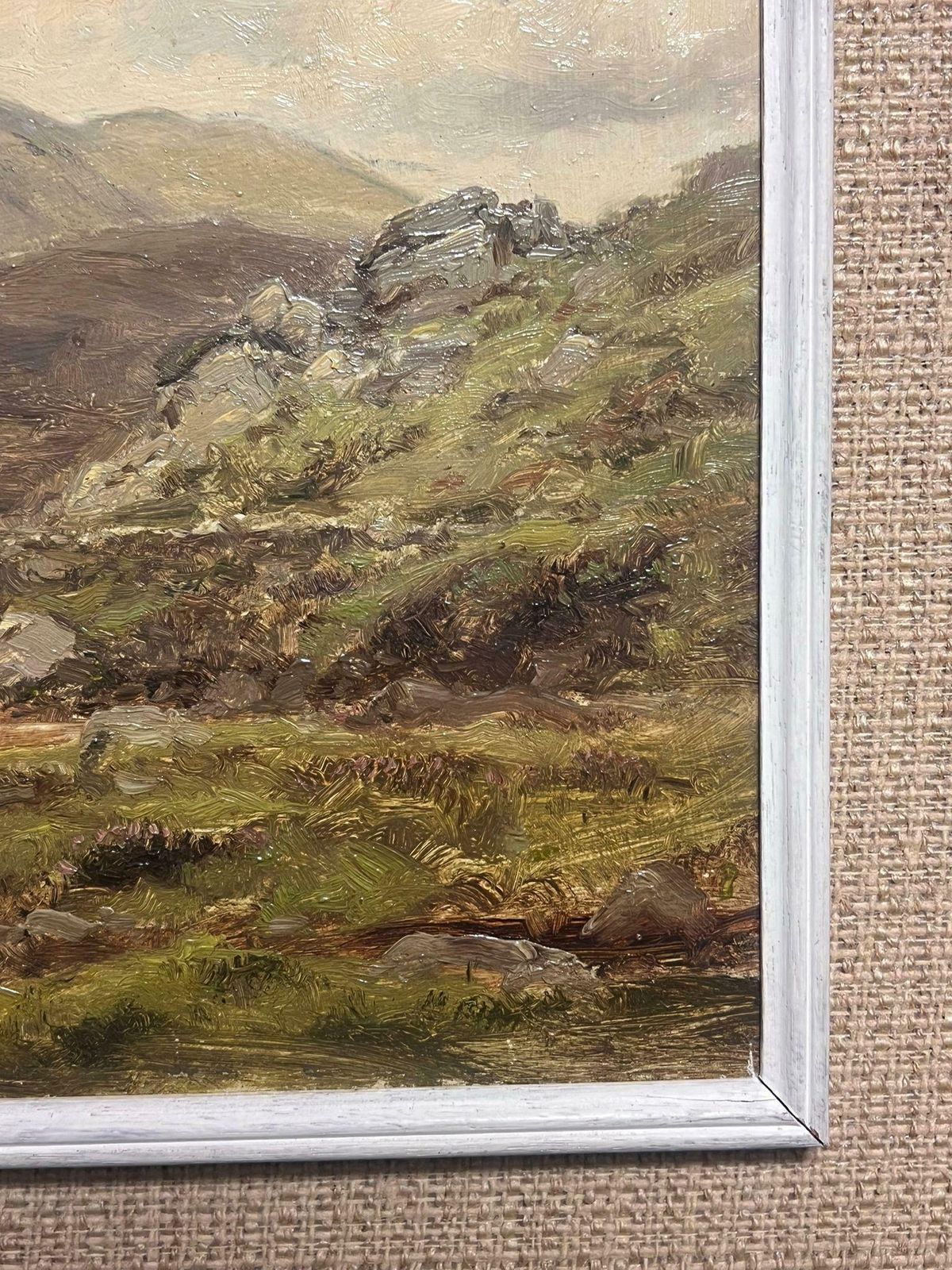 Alexander Williamskillary Bay Leenane Connemara Ireland Antique Oil Painting Lake Landscape photo vinterior