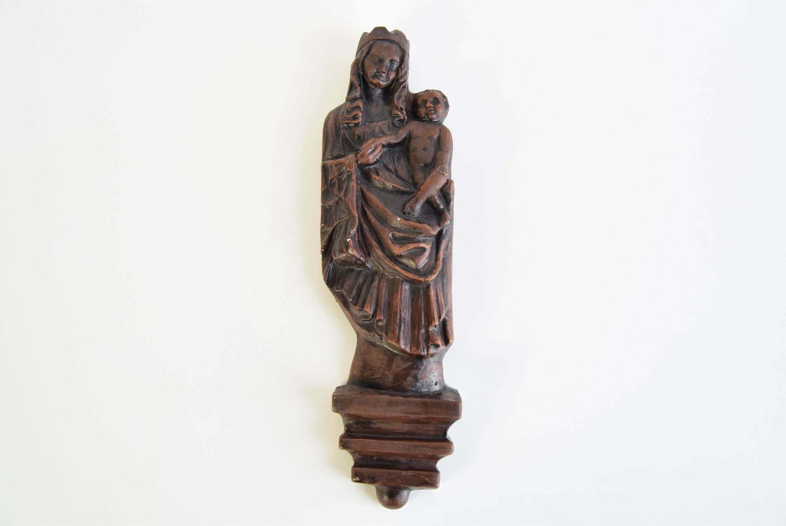Wall Sculpture Of The Madonna And Child, Circa 1930 photo furniture
