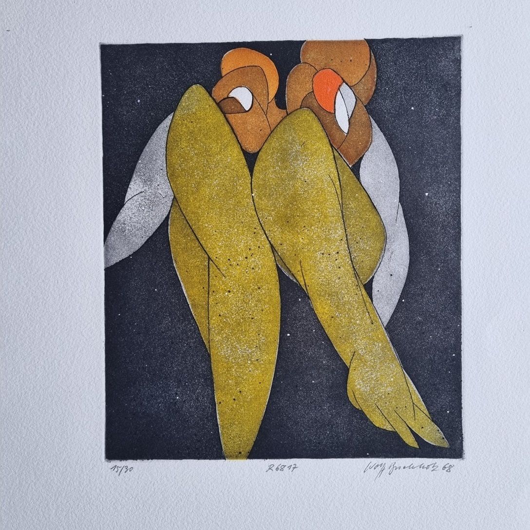 Wolff Buchholz   Tanz 1968 (Eight Etchings) German Mid Century Modern Art