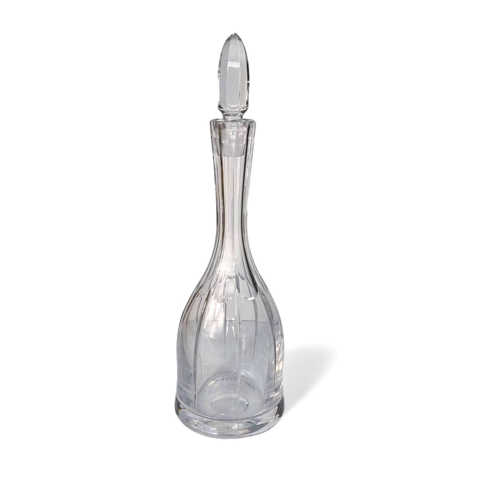 Glass Decanter Art Deco Crystal Cut Glass Decanter Vintage Lyric Cut By Atlantis