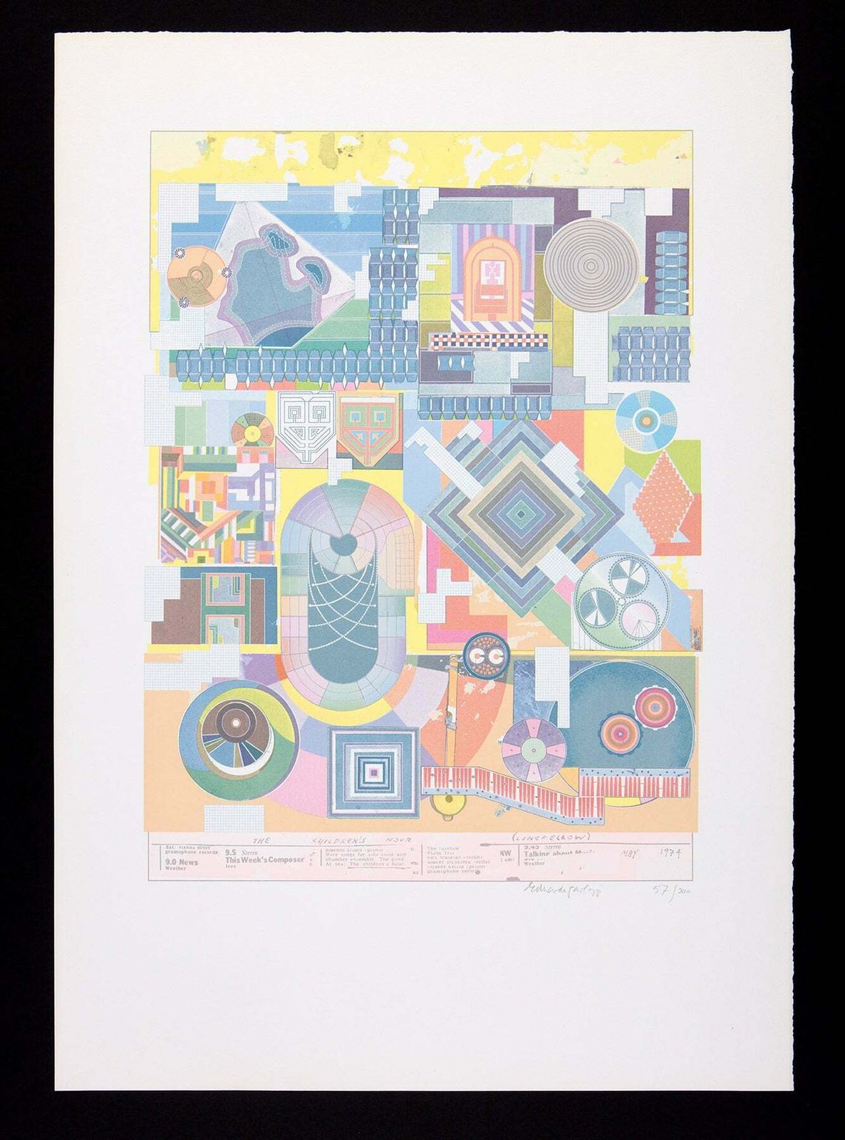 Eduardo Paolozzi The Children's Hour  (1974) photo for sale