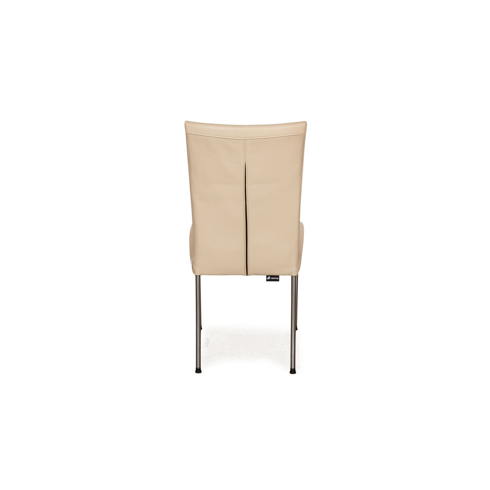 photo furniture Set Of 8 Bert Plantagie Leather Chairs Beige Dining Room