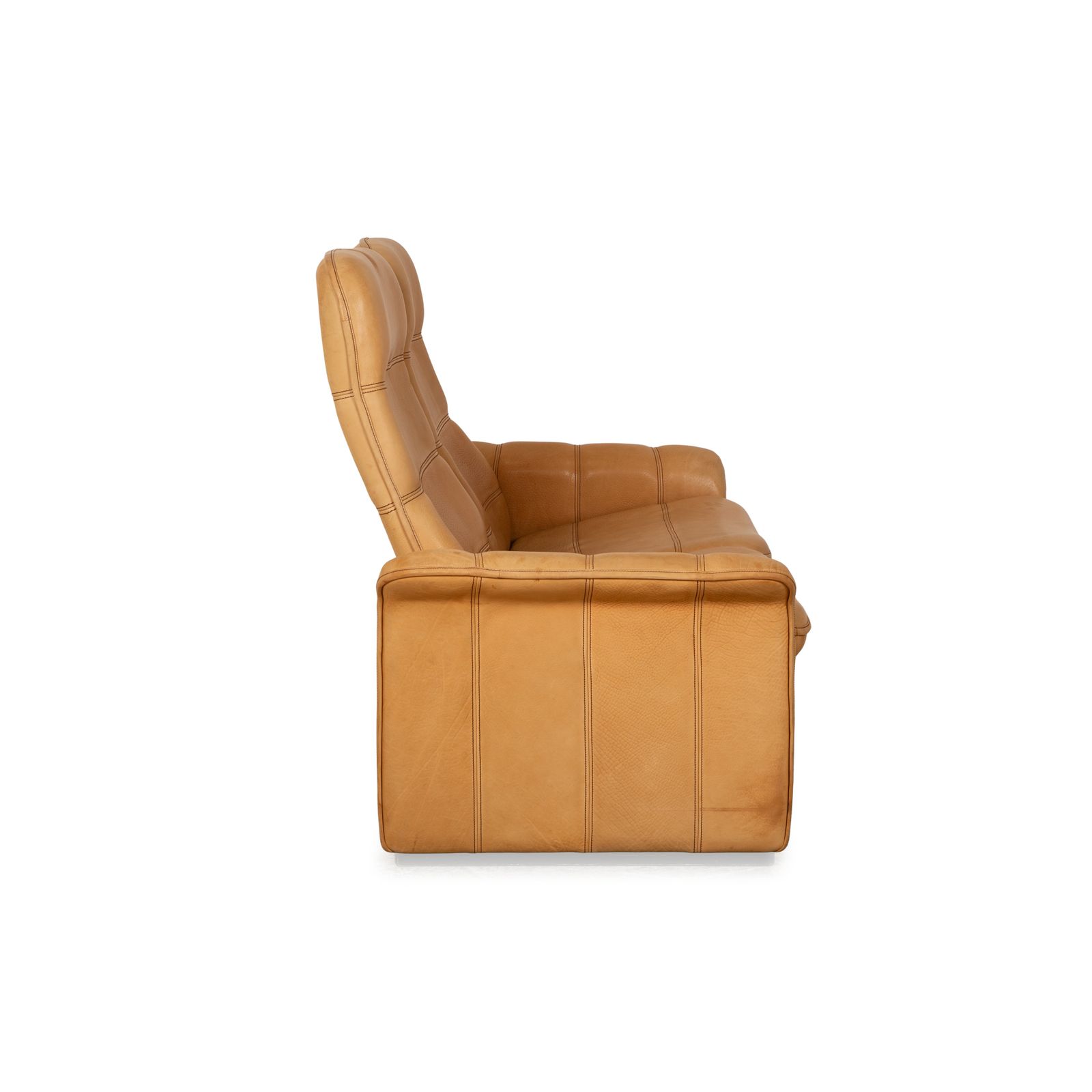 photo furniture Canapé 2 places De Sede DS 50 en cuir beige