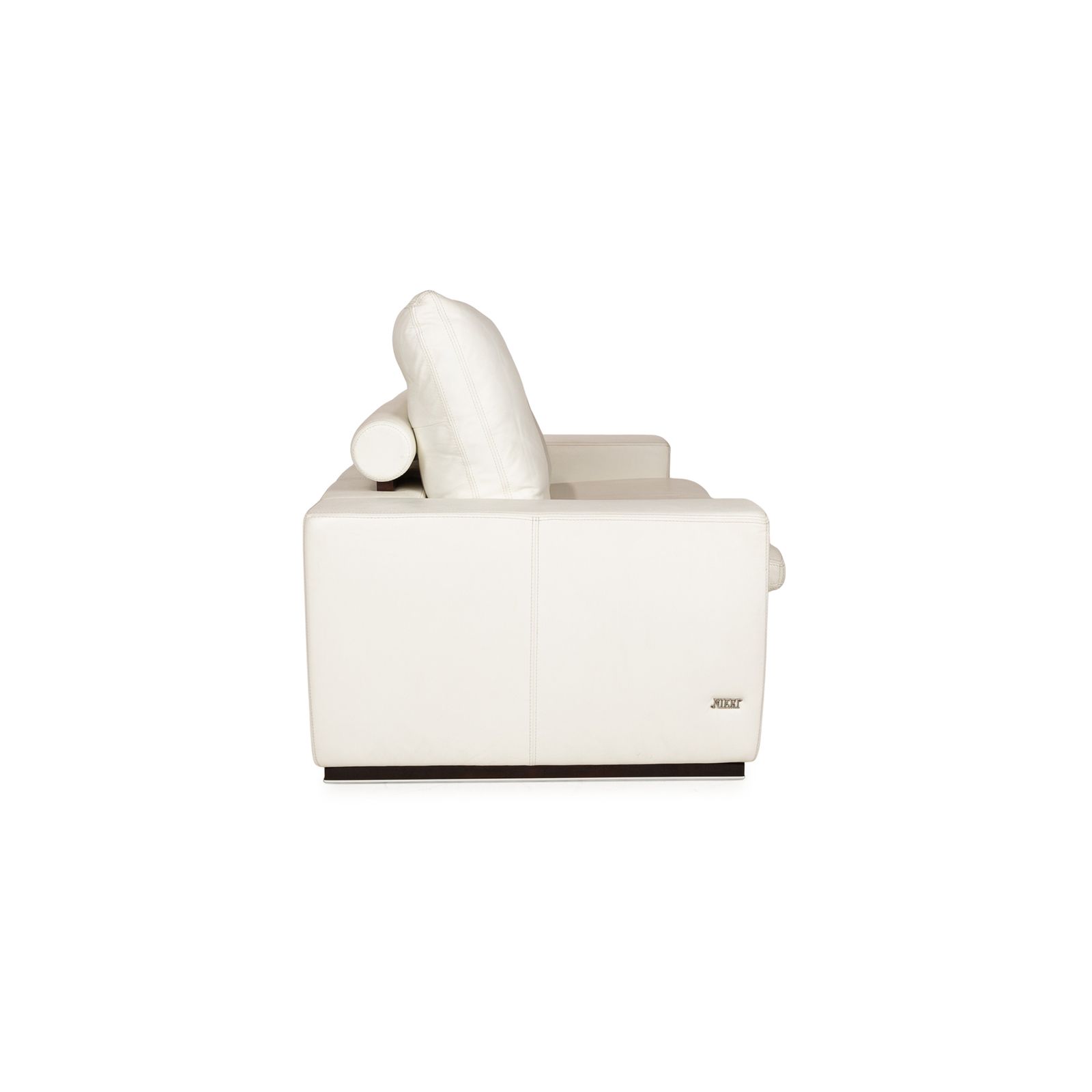photo furniture Nieri Leather Two Seater White Sofa