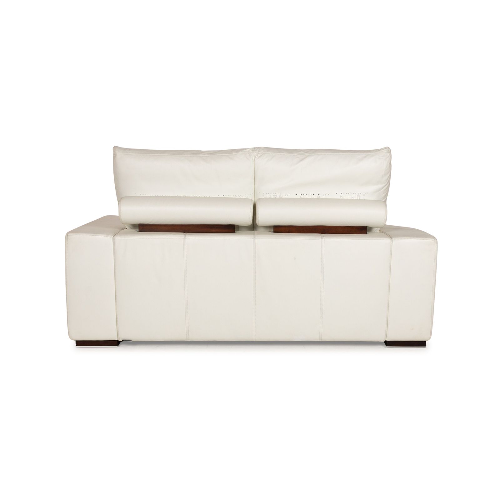 photo for sale Nieri Leather Two Seater White Sofa